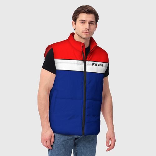 Мужской жилет В стиле 90х FIRM / 3D-Красный – фото 3