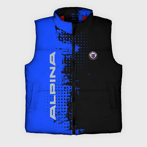 Мужской жилет Alpina Blue and Black / 3D-Красный – фото 1