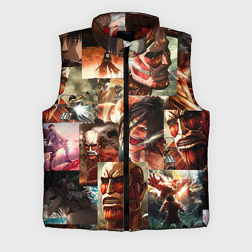 Мужской жилет Атака Титанов Shingeki no Kyojin / 3D-Красный – фото 1