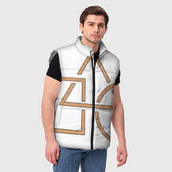 Мужской жилет Игра в кальмар, цвет: 3D-светло-серый — фото 2