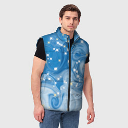 Мужской жилет Голубая метелица, цвет: 3D-черный — фото 2