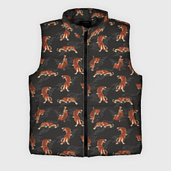 Мужской жилет Тигр-хищник в облаках