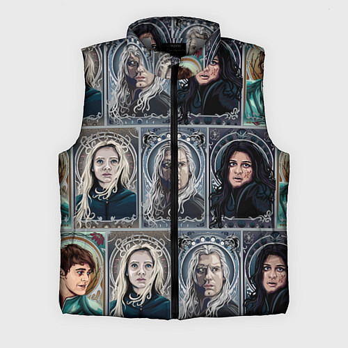 Мужской жилет Ведьмак Сезон 2 Коллаж / 3D-Светло-серый – фото 1