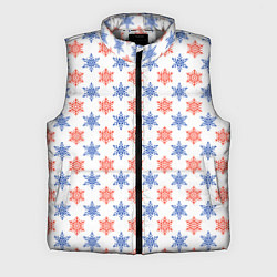 Мужской жилет Снежинки паттернsnowflakes pattern