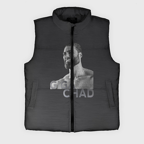 Мужской жилет Giga Chad / 3D-Черный – фото 1