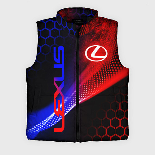 Мужской жилет LEXUS ЛЕКСУС NEON НЕОН / 3D-Черный – фото 1