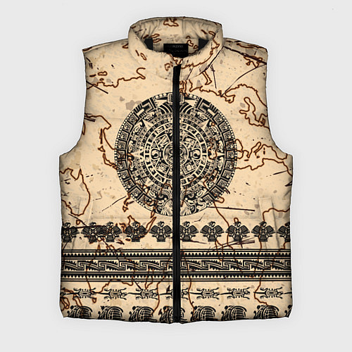Мужской жилет AztecsАцтеки / 3D-Черный – фото 1