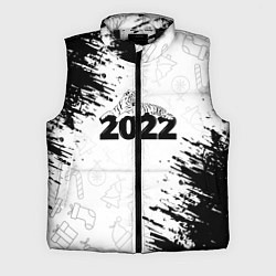 Мужской жилет Тигр отдыхает на цифре 2022