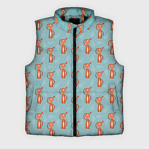 Мужской жилет Тигрята паттерн / 3D-Черный – фото 1