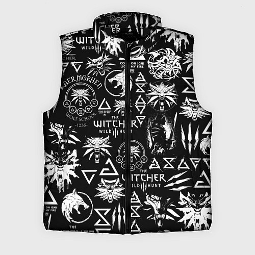 Мужской жилет ВЕДЬМАК ЛОЛГОБОМБИНГ THE WITCHER / 3D-Черный – фото 1