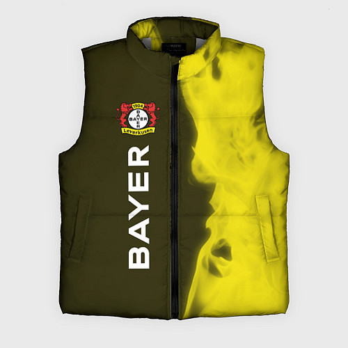 Мужской жилет БАЙЕР - Огонь Вертикально / 3D-Светло-серый – фото 1