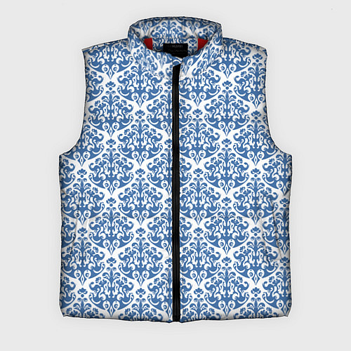 Мужской жилет Зимнее кружевство / 3D-Красный – фото 1