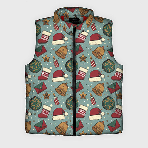 Мужской жилет Винтaжный 2022 / 3D-Красный – фото 1