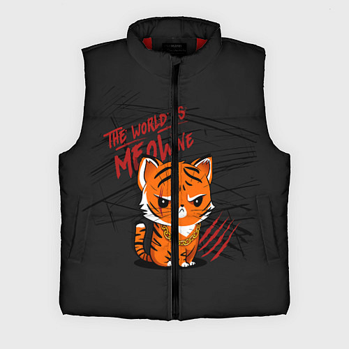 Мужской жилет ГОД ТИГРА 2022 THE YEAR OF THE TIGER 2022 / 3D-Красный – фото 1