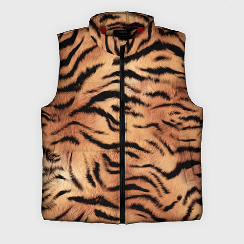 Мужской жилет Шкура тигра текстура / 3D-Красный – фото 1