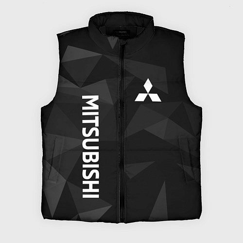 Мужской жилет МИТСУБИСИ, MITSUBISHI ГЕОМЕТРИЯ / 3D-Черный – фото 1