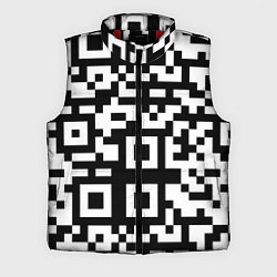 Мужской жилет Qr codeкуаркод, цвет: 3D-красный