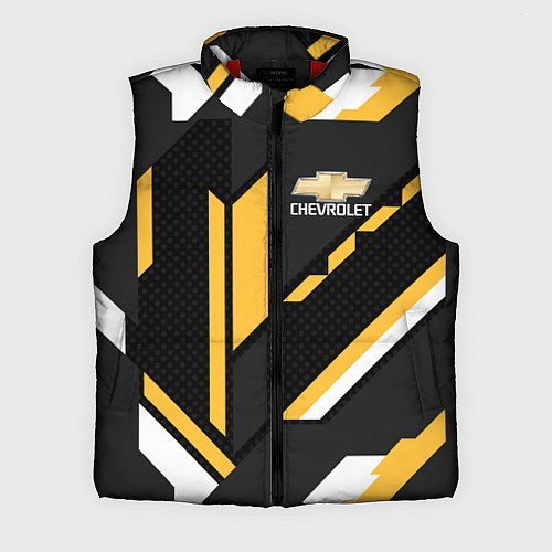 Мужской жилет CHEVROLET GEOMETRY LINES SPORT / 3D-Красный – фото 1