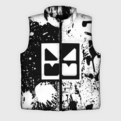 Мужской жилет GEOMETRY DASH BLACK & WHITE SMILE, цвет: 3D-черный