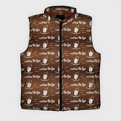 Мужской жилет Coffee To Go Кофе с собой, цвет: 3D-красный