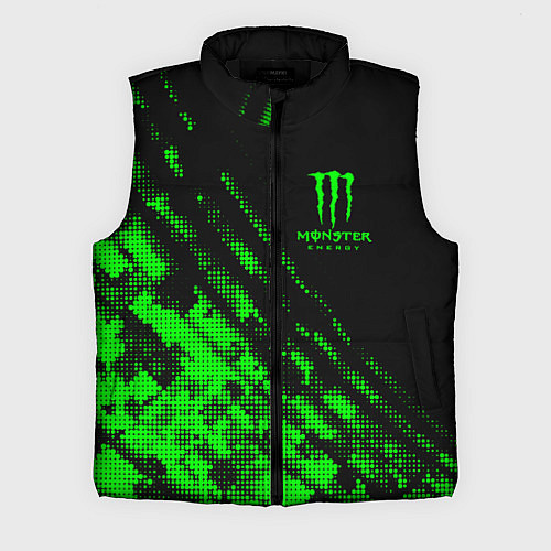 Мужской жилет Monster Energy Текстура / 3D-Черный – фото 1