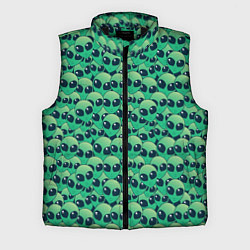 Мужской жилет Инопланетяне НЛО, цвет: 3D-черный
