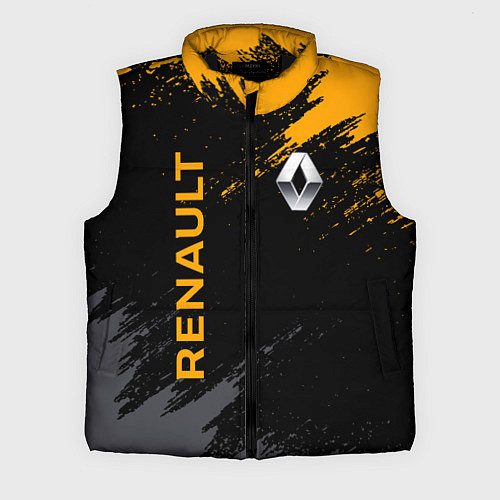 Мужской жилет RENAULT БРЫЗГИ КРАСОК РЕНО / 3D-Черный – фото 1