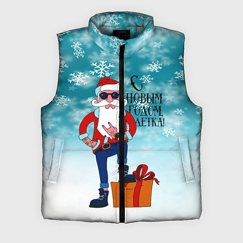 Мужской жилет Hipster Santa 2022 / 3D-Светло-серый – фото 1