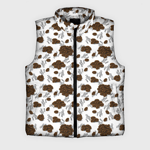 Мужской жилет Перерыв на кофе / 3D-Светло-серый – фото 1