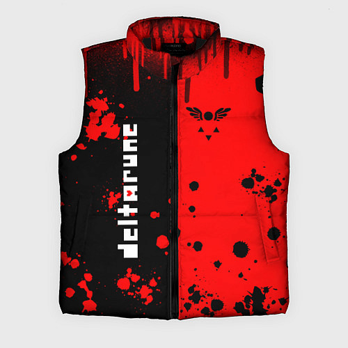Мужской жилет Deltarune black & red / 3D-Черный – фото 1