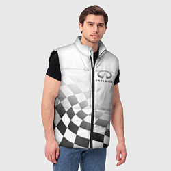 Мужской жилет INFINITI, ИНФИНИТИ СПОРТ, ФИНИШНЫЙ ФЛАГ, цвет: 3D-черный — фото 2