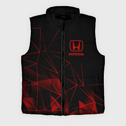 Мужской жилет HONDA, ХОНДА ГЕОМЕТРИЯ ЛИНИИ, цвет: 3D-черный