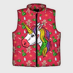 Мужской жилет New Year Unicorn 2022