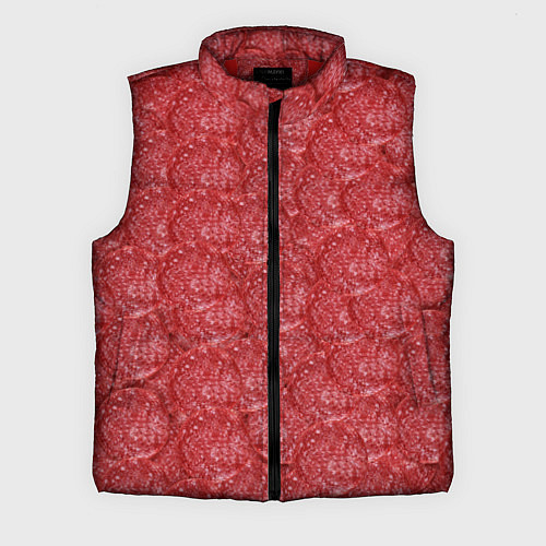 Мужской жилет Деловая Колбаса Салями / 3D-Красный – фото 1