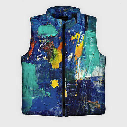 Мужской жилет КРАСКА PAINT / 3D-Черный – фото 1