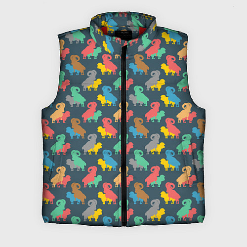 Мужской жилет Овечки 18 / 3D-Красный – фото 1