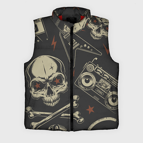 Мужской жилет Всем Рок Rock / 3D-Красный – фото 1