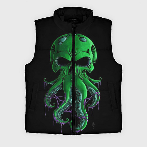 Мужской жилет 3D морской житель / 3D-Черный – фото 1
