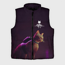 Мужской жилет Stray: Wandering Cat, цвет: 3D-черный