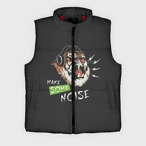 Мужской жилет Сделайте немного шума / 3D-Красный – фото 1