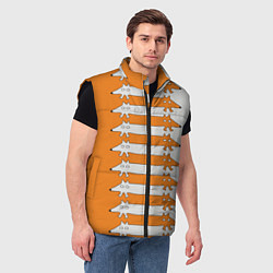 Мужской жилет Лисицы Foxes, цвет: 3D-черный — фото 2