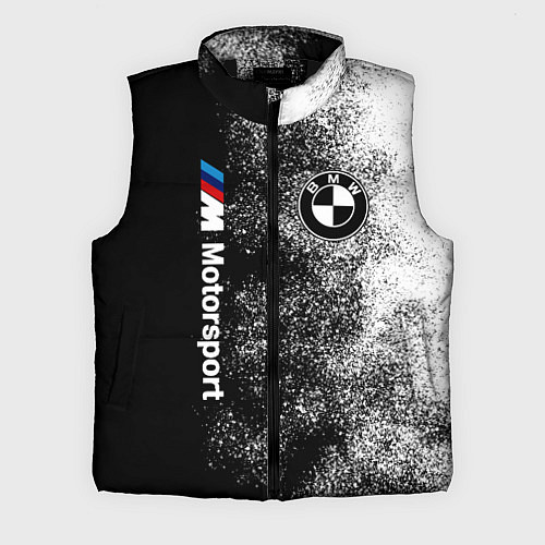 Мужской жилет БМВ Черно-белый логотип / 3D-Черный – фото 1