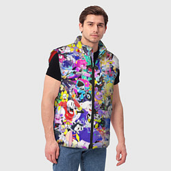 Мужской жилет UNDERTALE PATTERN HEROES, ВСЕ ГЕРОИ ИГРЫ, цвет: 3D-красный — фото 2