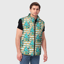 Мужской жилет Щелкунчик Новый год, цвет: 3D-черный — фото 2