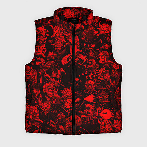 Мужской жилет DOTA 2 HEROES RED PATTERN ДОТА 2 / 3D-Черный – фото 1