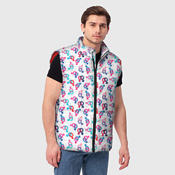 Мужской жилет Символы Гендера любовь, цвет: 3D-красный — фото 2