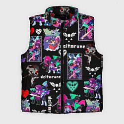 Мужской жилет DELTARUNE PATTERN ART ГЕРОИ ДЕЛЬТАРУН, цвет: 3D-красный