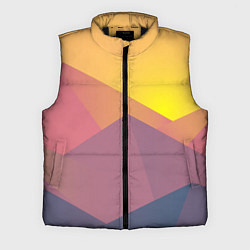 Мужской жилет Рассвет в горах искусства