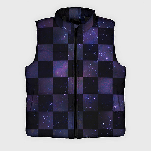 Мужской жилет Space Neon Chessboard / 3D-Черный – фото 1