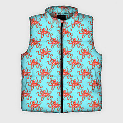 Мужской жилет Осьминог паттерн, цвет: 3D-светло-серый